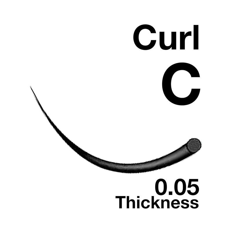 Lash Extensions - 0.05mm Thickness C Curl Volume Eyelashes | 10mm Length for Stunning Looks