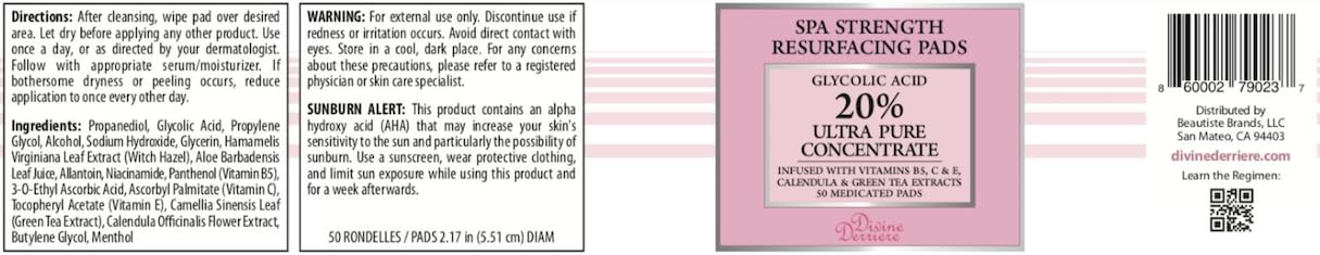 Anti Aging Skin Care Set: Glycolic Acid Peel 60% & Glycolic Resurfacing Pads - This Ultra Potent Duo Will Purify Your Skin & Eliminate Wrinkles, Acne Scarring For an Ultra Clear & Glowing Complexion