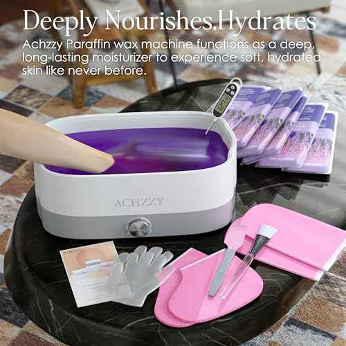 Paraffin Wax Machine for Hands and Feet, 4000ml Paraffin Bath, Paraffin Wax Warmer with Refills, Nourishing and Moisturizing, Professional-Grade Spa Treatment for Soft and Smooth Skin