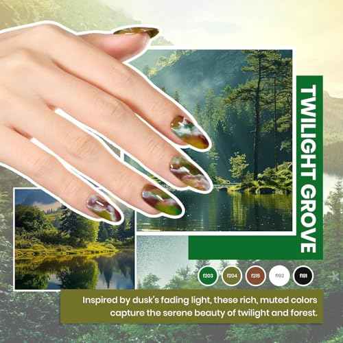 Beetles Gel Nail Polish Kit with U V Light - 80Pcs Color Enchantment 55 Colors Gel Polish Starter Kit with Base Top Coat DIY Nails Supply Stickers Manicure Tools Christmas Gift for Women Teens Girls