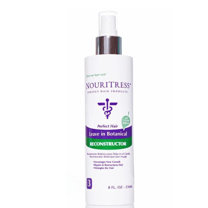 NouriTress Leave-In Botanical Reconstructor | Leave-In Conditioner | Moisturizing and Detangler | Repair Damage | Builds Strand Strength | Paraben Free | 8 Fluid Ounces