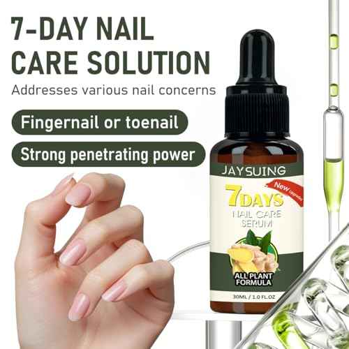 7 days Nail Treatment,Nail Serum & Cuticle Care Oil,Ginger Care Oil,Repair Dry Brittle Nails