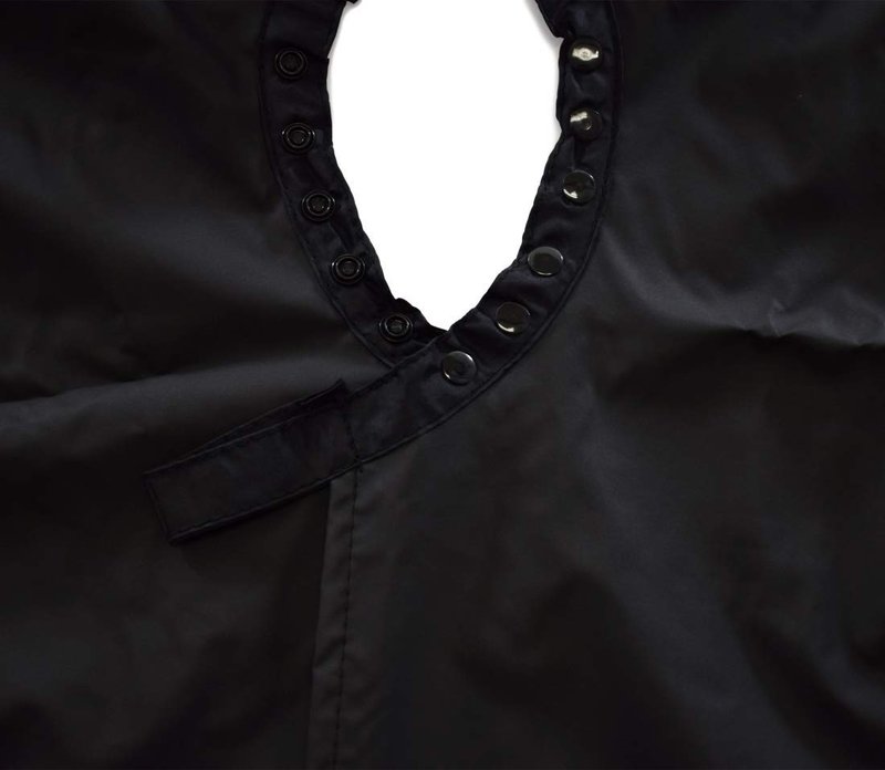 Betty Dain Multi-Purpose Coloring Cape - Lightweight Chemical-Resistant Nylon, Snap Closure | 54 x 60 Inches, Black
