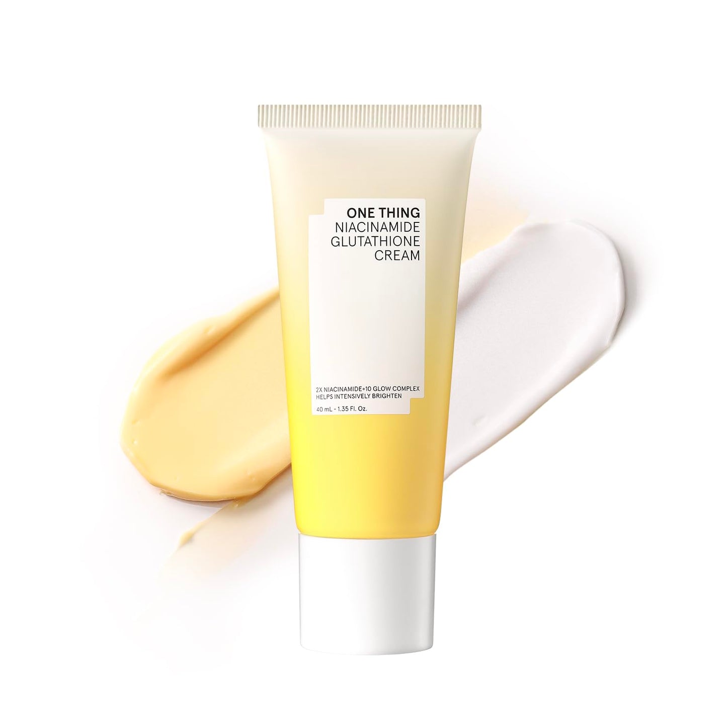 ONE THING Niacinamide Glutathione Cream, Daily Face Moisturizer Helps Balance Skin Tone, Reduce Dullness and Refine Texture for Radiant Skin 1.35 fl oz, 40ml