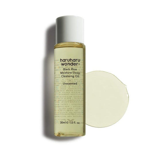 HARUHARU wonder Black Rice Moisture Cleansing Oil, Double Cleansing, Daily Makeup remover, Pore and Blackheads Oil Cleanser, Korean Skincare for sensitive Skin