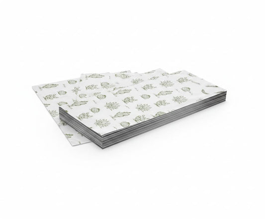 Hairaco Oversized Designer Hair Foils - 500 pre cut single sheet 5.5x12 inches - Succulent/Cactus Western Desert Collection