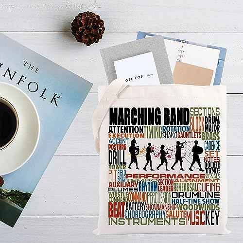 CMNIM Marching Band Makeup Bag - Mom Gifts for Music Teacher, Musician Performance