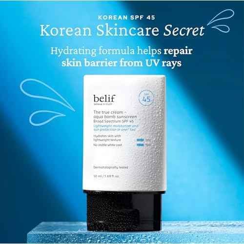 belif Hydrate & Go Kit ? 4-Step Korean Skincare Set with Toner, Moisturizing Bomb Cream, Jelly Cleanser, Eye Bomb, SPF 45 Sunscreen, TSA-Friendly, Deep Hydration & Barrier Care for Glowy, Bouncy Skin