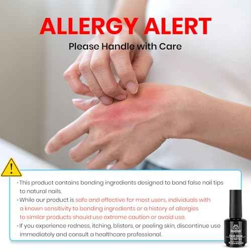 Beetles 9 in 1 Nail Glue Gel for Nail Tips and Clear Acrylic Nails Long Lasting, Curing Needed UV Extension Glue for False Nail Tips and Press on Nails, Christmas Nail Art