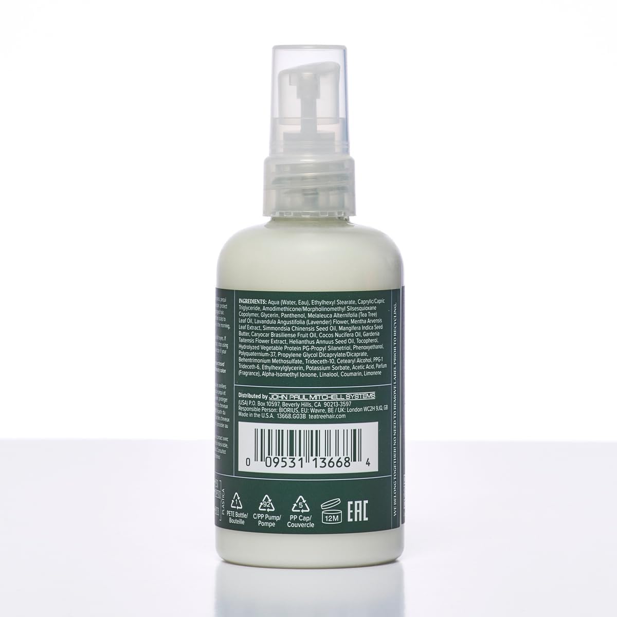 Tea Tree Lavender Mint Overnight Moisture Therapy, Leave-In Treatment, Restores Hair + Enhances Sleep Quality, For Coarse, Curly + Dry Hair, 3.4 fl. oz.
