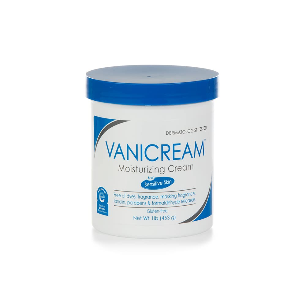 Vanicream Moisturizing Skin Cream 16 Ounces and Pump Dispenser 16 fl oz Moisturizer for Sensitive Skin