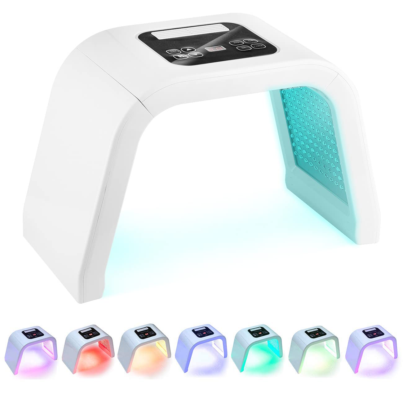 7 Color Facial Lamp, LED 7 Color Face Mask Machine, Skin Care Facial Light, Salon & SPA Beauty Equipment