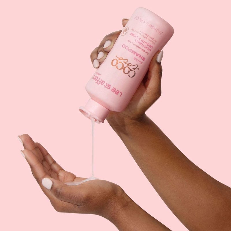 Lee Stafford Shine Shampoo | Coco Loco - Best Moisturizing Lightweight Shampoo for Dry, Dull Hair, Radiant High Gloss Sleek Silk Shiny Finish, Packed with Coconut Oil for Rich Moisture, 250 ml