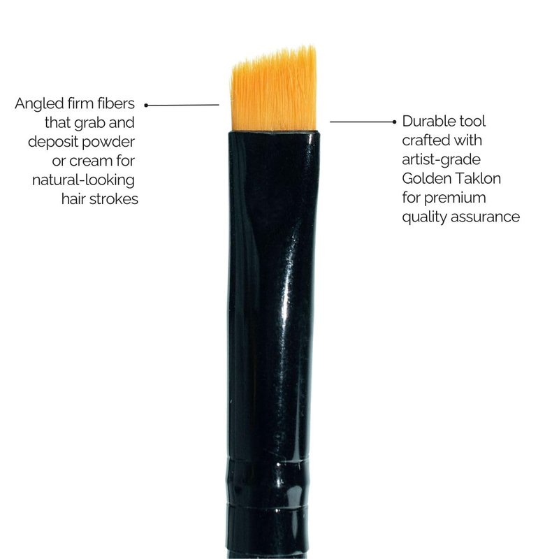 Joey Healy Calligraphy Brow Brush, Angled Brush Definer, Artist-Grade Eyebrow Shaper Tool