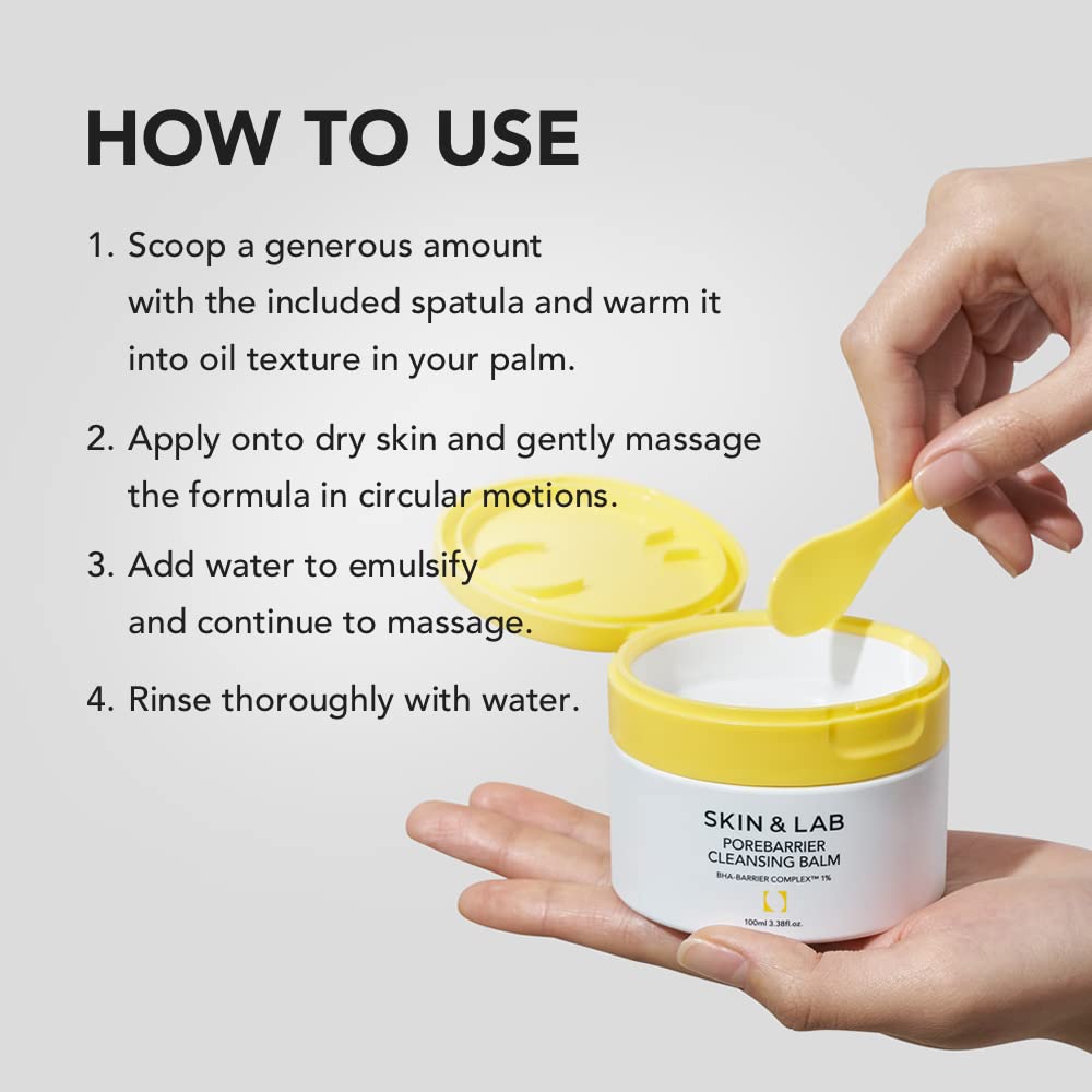 SKIN&LAB Vitamin C Brightening Serum and Porebarrier Cleansing Balm Bundle