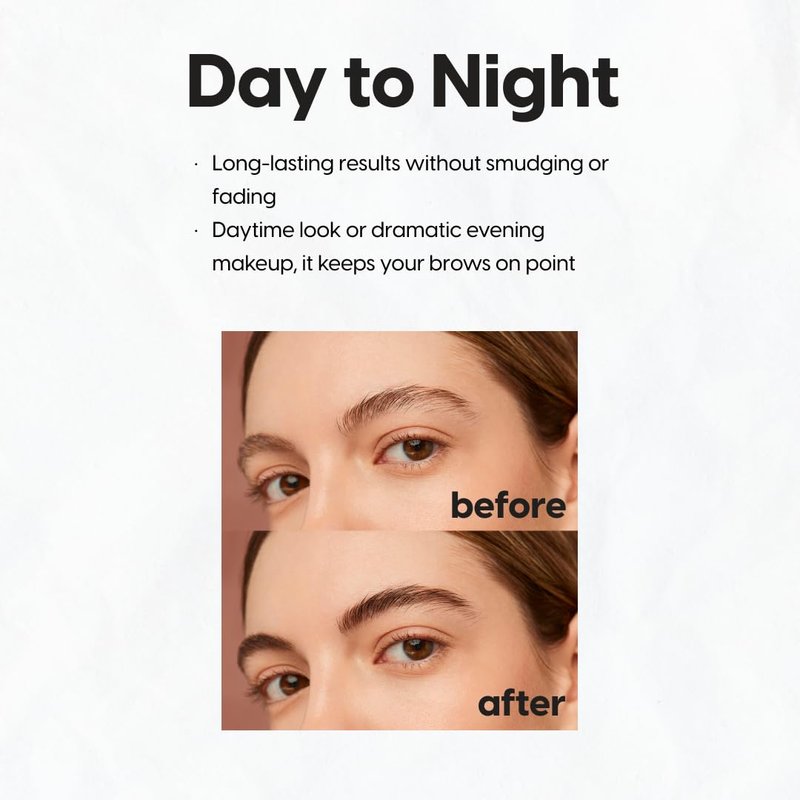 Kara Beauty Essentials Micro Brow Pencil Infused with Castor Oil - Long-Wearing, Retractable Eyebrow Pencil with Fine Tip and Spoolie Brush for Fuller Brows. Perfect Eyebrow Makeup for Women (Taupe)