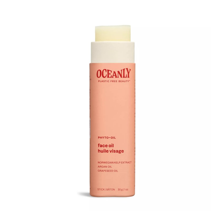 ATTITUDE Oceanly Face Oil Bar, EWG Verified, Plastic-free, Plant and Mineral-Based Ingredients, Vegan and Cruelty-free Beauty Products, PHYTO OIL, Unscented, 1 Ounce