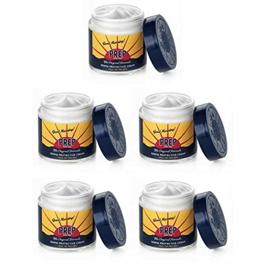 PREP: Derma Protective Cream, Paraben Free 2.53 Fluid Ounce (75ml) Jar (Pack of 5) [ Italian Import ]