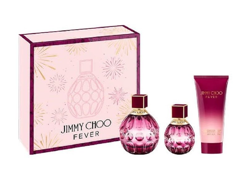 Jimmy Choo Fever Holiday Gift Set - Perfume, Body Lotion & Shower Gel