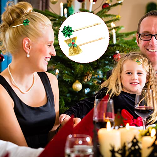 16 Peace Christmas Hair Clips for Women Rhinestone Snowflake Hair Clips Candy Cane Christmas Hair Accessories Candy Hair Accessories Alligator Xmas Bow Hair Pins Barrettes for Girls Holiday Gift