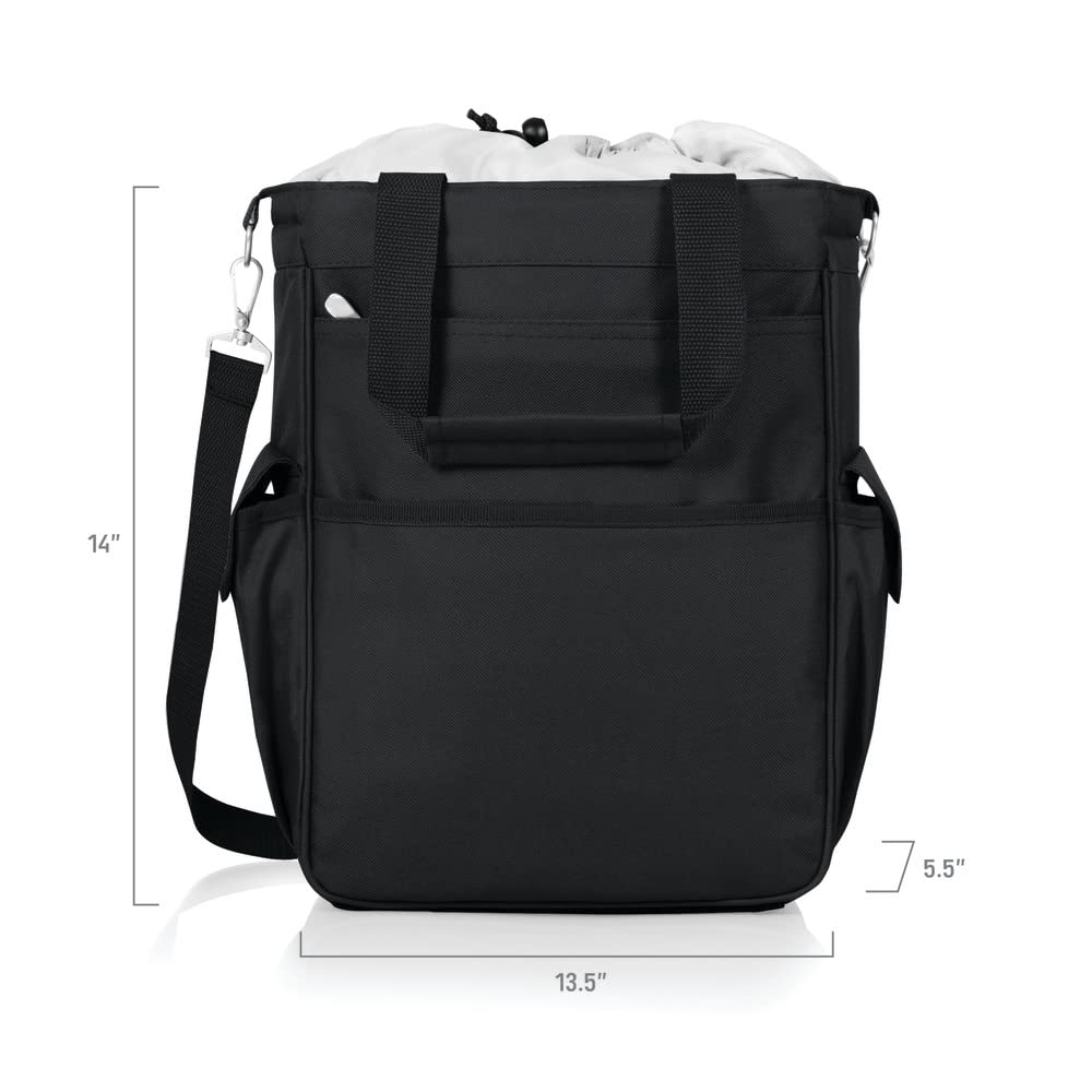 PICNIC TIME Black Las Vegas Raiders Activo Cooler Tote