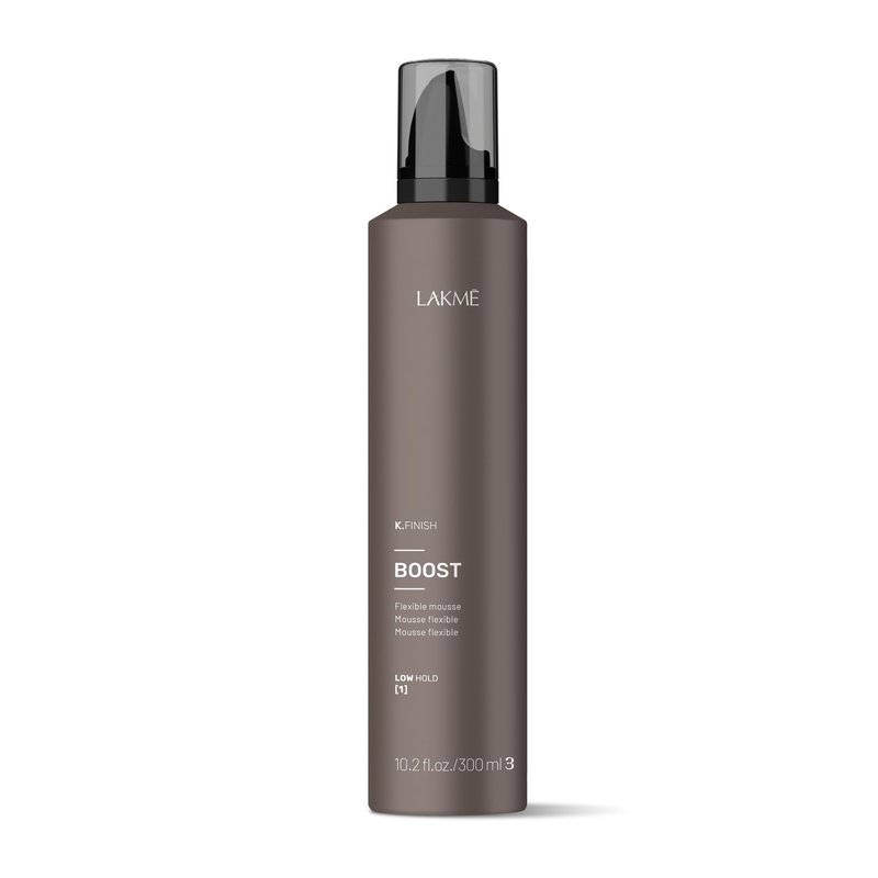 LAKMÉ K.Finish Boost Flexible Hold Hair Mousse, Volumizing Mousse, Medium Hold, Frizz Control, 10.2 Fl Oz