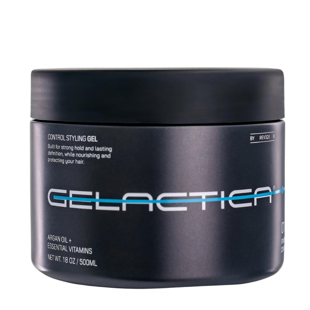 Max Control Hair Gel for Men - Alcohol-Free Strong Hold Styling Gel with Natural Extracts | 18 oz