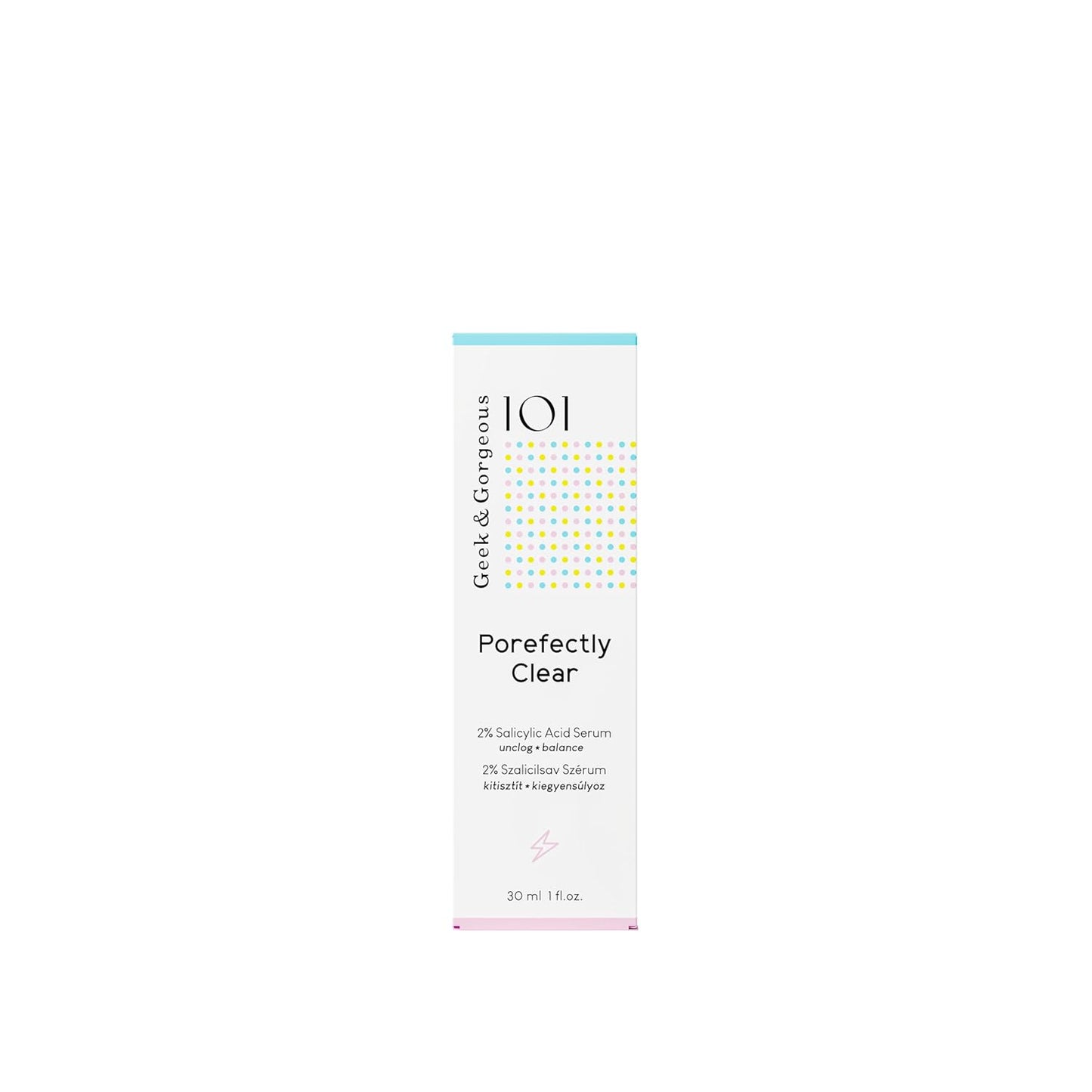 Porefectly Clear Gel Exfoliant - Lightweight 2% Salicylic Acid & Sarcosine | 1 oz for Oily & Combination Skin