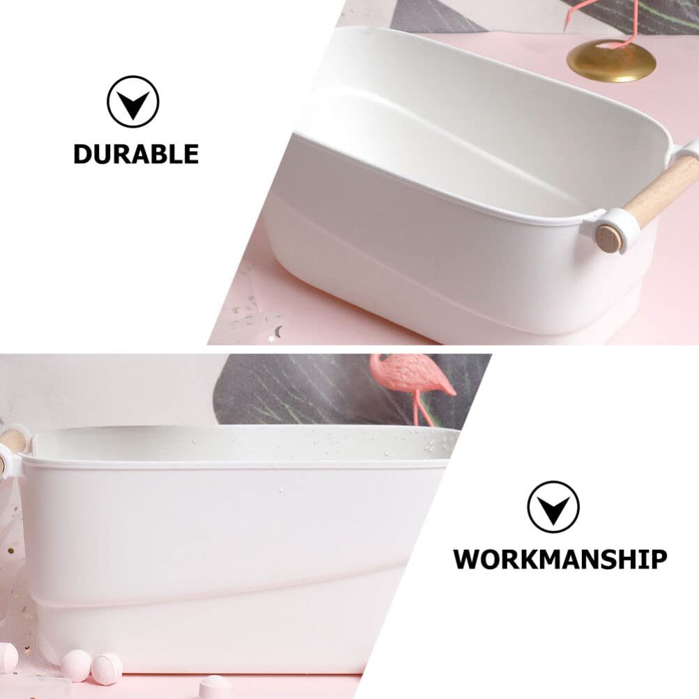 FRCOLOR Japanese Style Hand Soaking Bowl for Manicure Full Hand Soak Nail Soaking Container with Comfortable Rest 13X7 Inches for Home and Salon Use