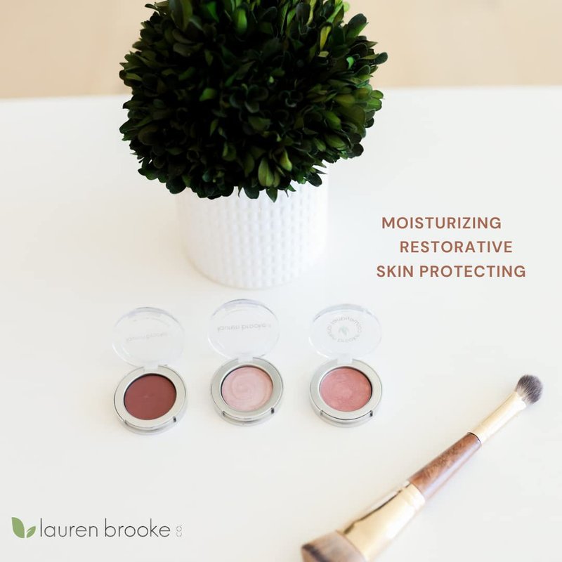 Lauren Brooke Cosmetiques Cream Eyeshadow | Natural Organic, Richly Pigmented Eye Makeup, Creme Eyeshadow For Women (Plum Fairy (Matte))