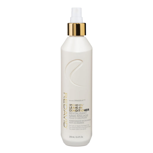 Redavid Orchid Oil Leave-In Conditioner - Ultra Nourishing Spray for Curly or Heavily Damaged Hair with Hemp Seed Oil and Healing Herbs - Clinically Strengthens, Adds Protein & Hydrates Hair