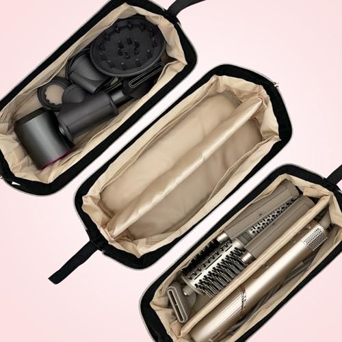 Hair Tools Travel Bag for Shark Flexstyle | Portable Carrying Case for Dyson Airwrap Hair Dryer Brush Revlon Hair Tools | Waterproof Dustproof Shockproof Flat Curling Iron Travel Organizer
