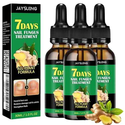 3PCS Ginger Nail Treatment, Nail Treatment, Ginger Cuticle Care Oil for Nails, Multi-Purpose Nail Oil