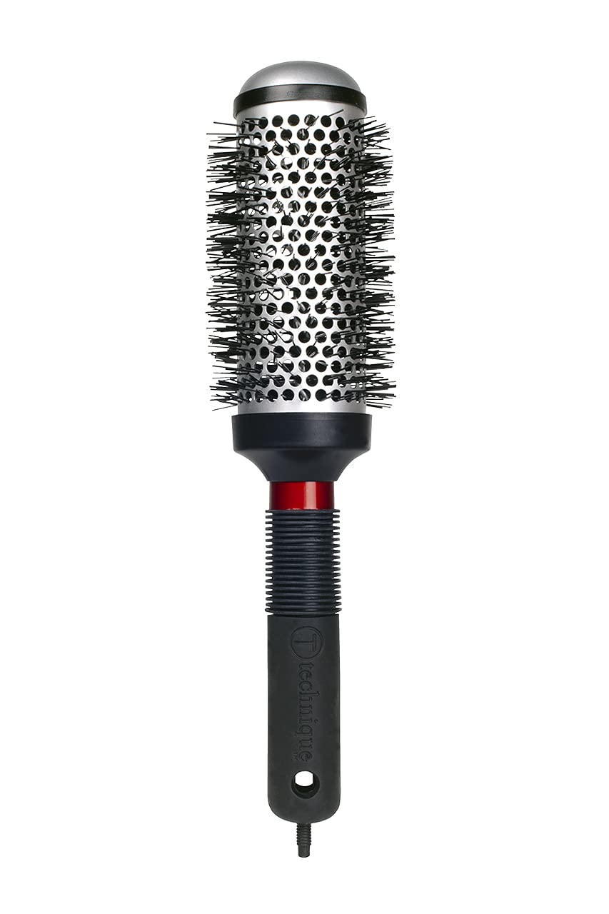 Cricket Technique Thermal Hair Brush #370 1.75” for Blow-Drying, Curling, and Styling – Heat-Retaining Barrel with Anti-Static Tourmaline Bristles, Round Thermal Brush, Ideal for All Hair Types