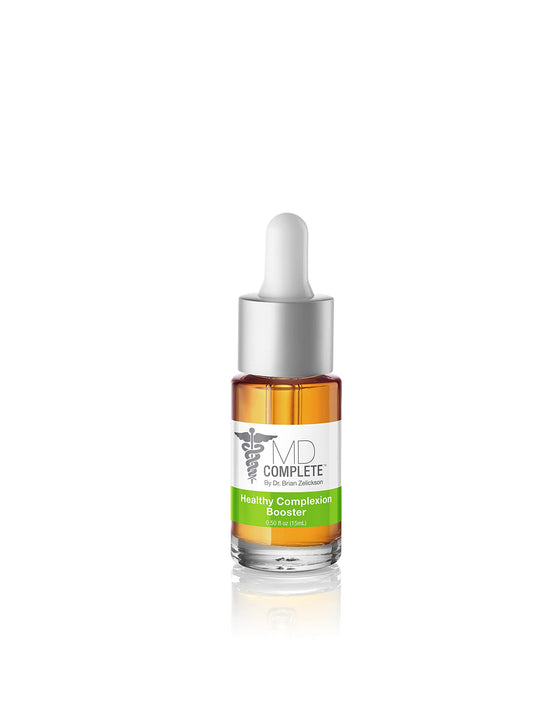 MD Complete Acne Clearing Healthy Complexion Booster Serum. Soothing and Calming Skin Care, Clarifying Skin Tone 0.5 fl oz