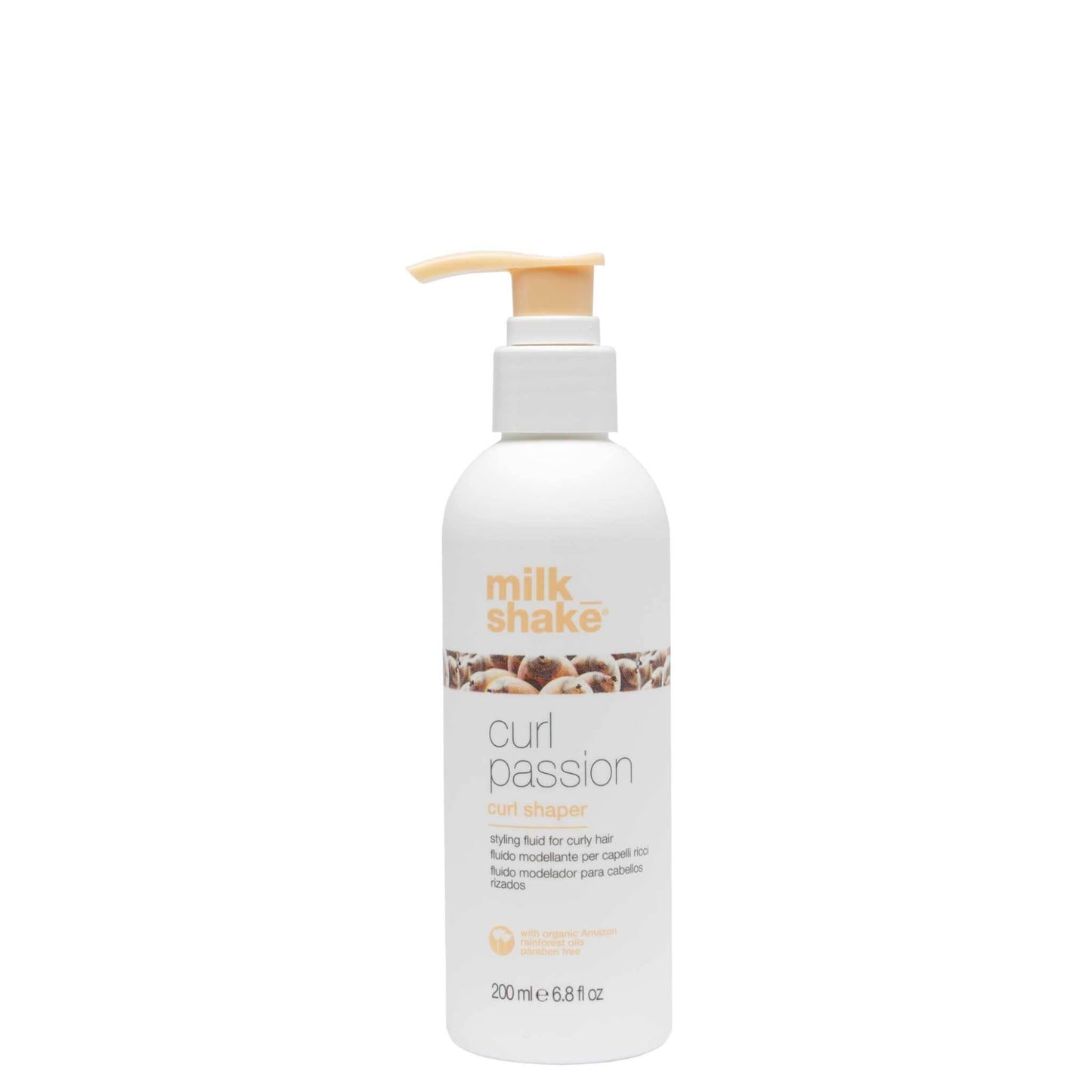 milk_shake Curl Passion Curl Shaper - Lifestyling Shaping Fluid for Curly Hair to Intensify Natural Texture | 6.8 fl oz (200 ml)