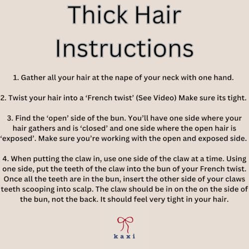 KAXI The ORIGINAL Hold Everything Hair Claw - Perfect for Thick & Thin Hair Straight, Wavy & Curly, Strong Clip With 52 teeth & Many Colors to Choose (Light Tortoise)