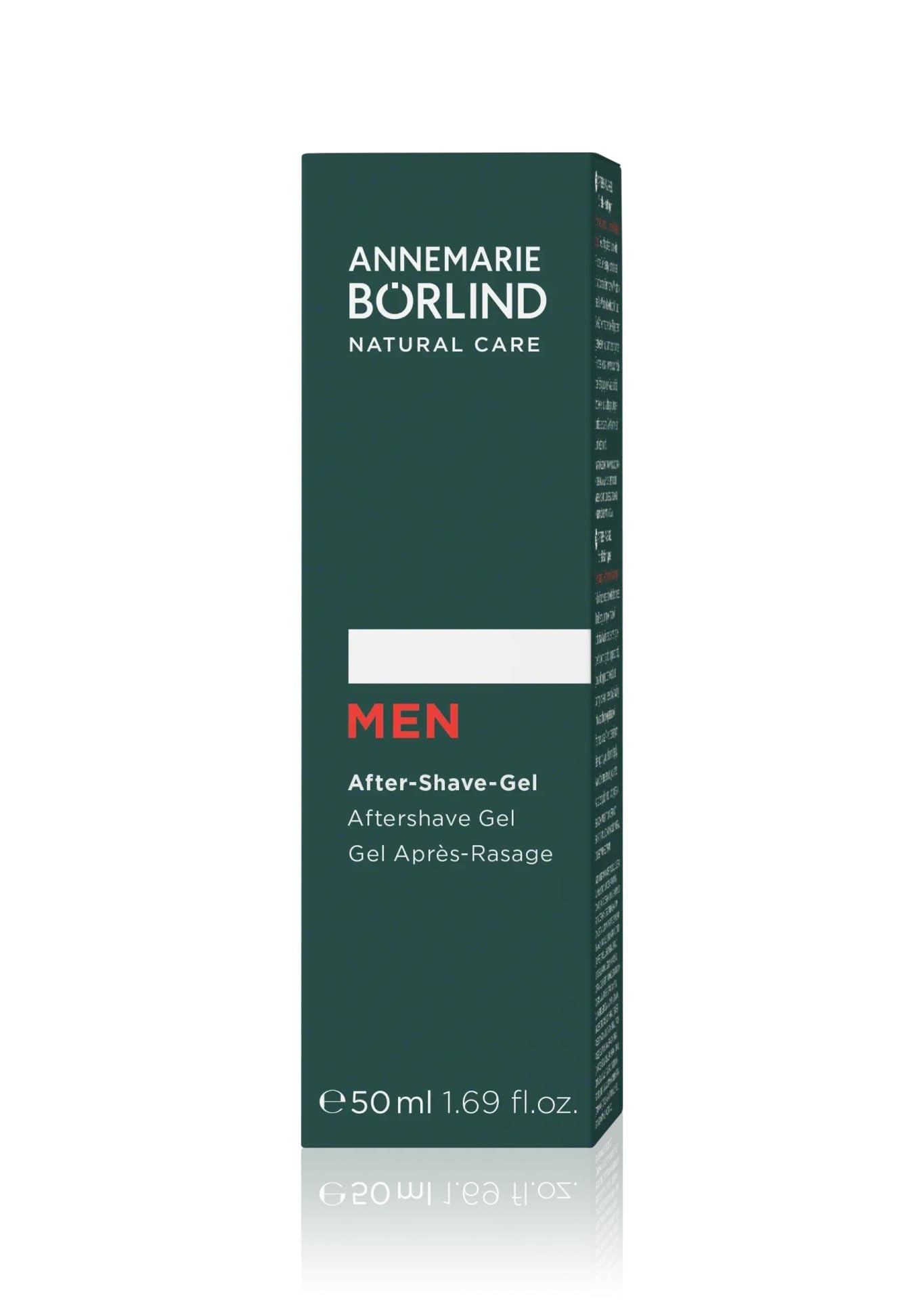 ANNEMARIE BÖRLIND - MEN SYSTEM ENERGY BOOST Aftershave Gel - energizing & refreshing facial care, with organic juniper extract and botanical taurine, vegan, 1.69 Fl. Oz.