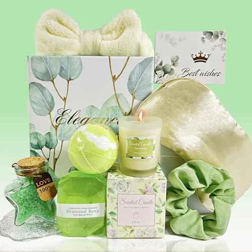Relaxing Spa Gift Basket Set for Women, Birthday Gifts for Women, Christmas Gifts for Mom Sisters Wife Daughter Friends Female Coworkers Teachers, Valentine's Day Mothers Day Gifts