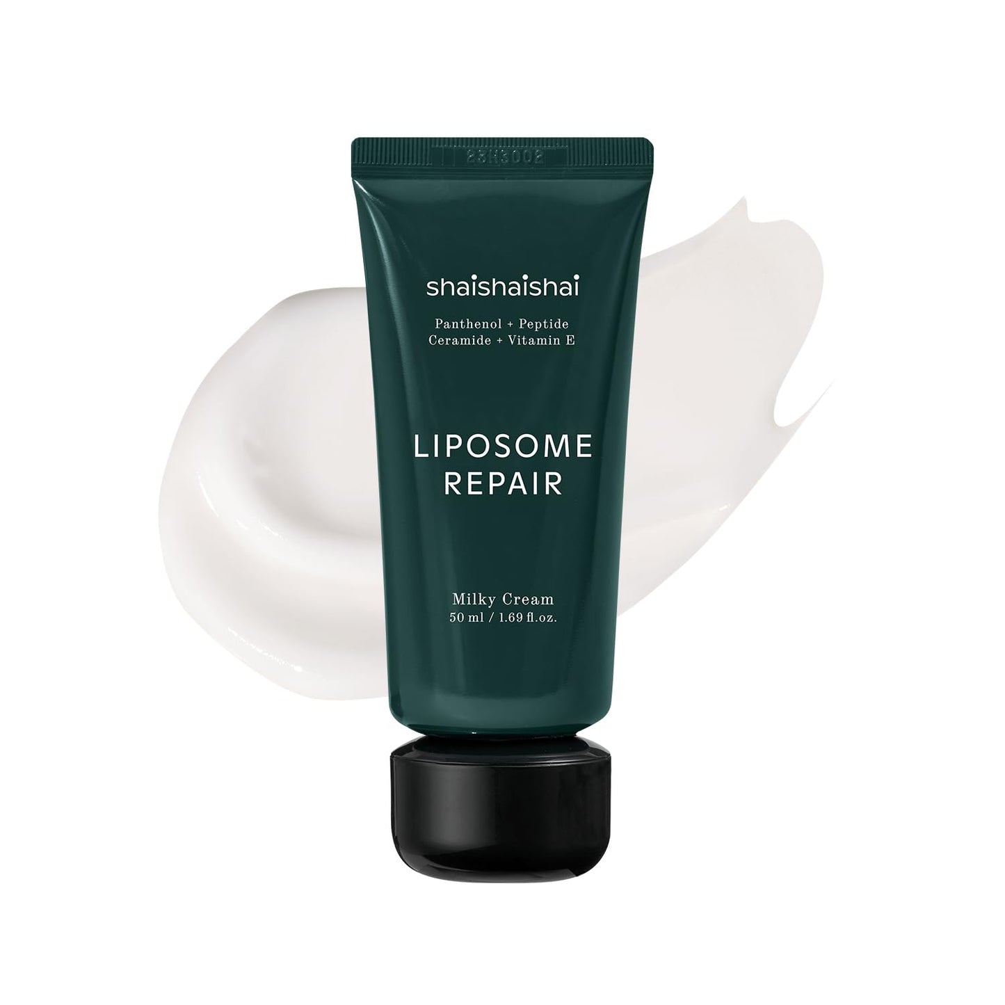 shaishaishai Liposome Repair Milky Cream | Barrier Repair Face Moisturizer for Dry Sensitive Skin | 6% Urea, Peptide & Ceramide Fast-Absorbing Korean Moisture Cream for Glowing Skin, 1.69 fl.oz