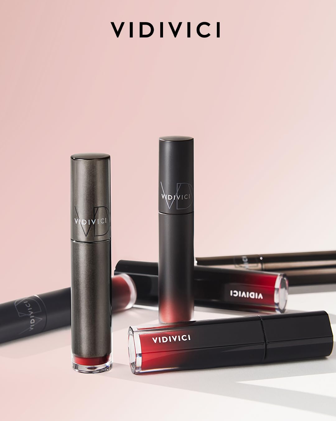 VIDIVICI Millennial Tint Glit - Transfer Proof Moisture Korean Lip Tint with Long-Lasting Color, Lightweight Water Jelly Texture, Hydrating & Smudge-Free Lip Stain, 0.13oz (04 FALLING BROWN)
