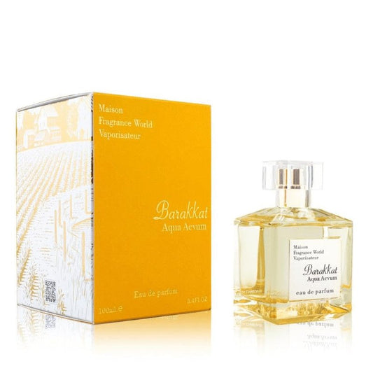 Maison Barakkat Aqua Aevum by Fragrance World for Unisex - 3.4 oz EDP Spray