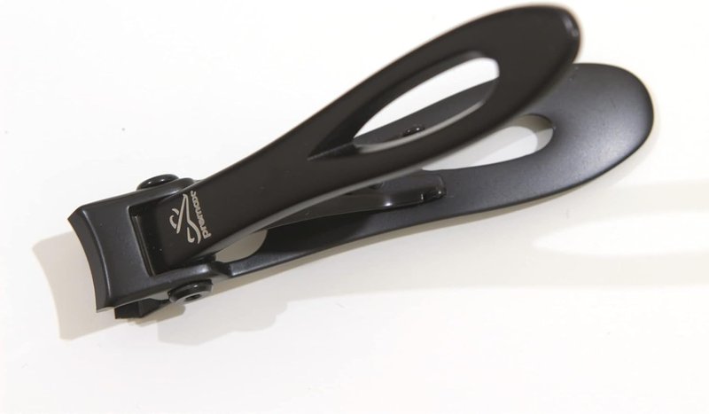 Toenail Clipper - Professional Manicure Tool with Rounded Blades | 9 cm Black