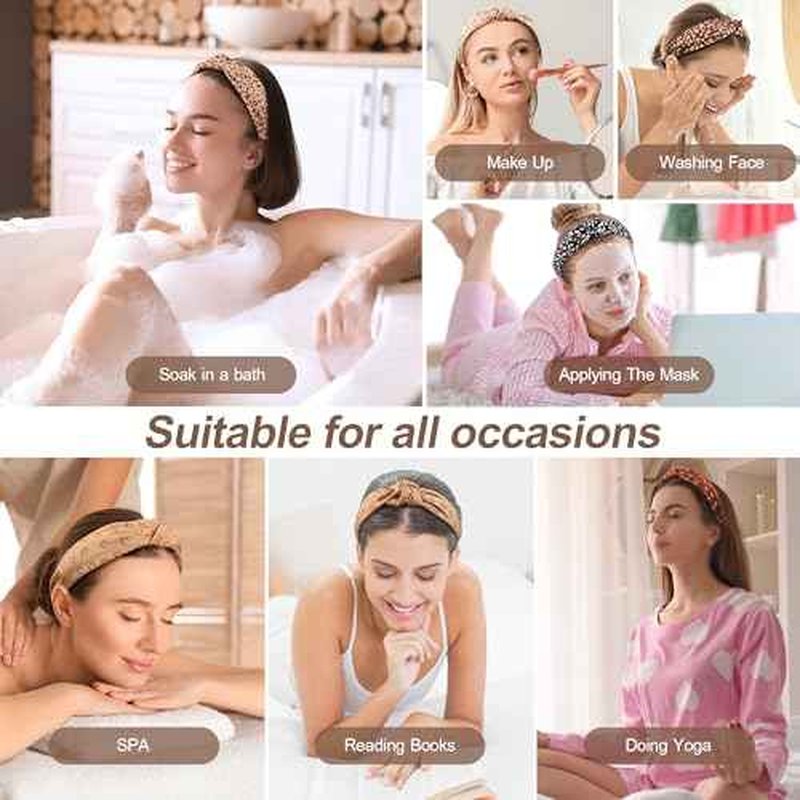 Headbands for Women Girls - 6PCS Stylish Top Knotted Headbands - Knotted Headband for Women - Head Bands Wide Hairband Hair Accessories