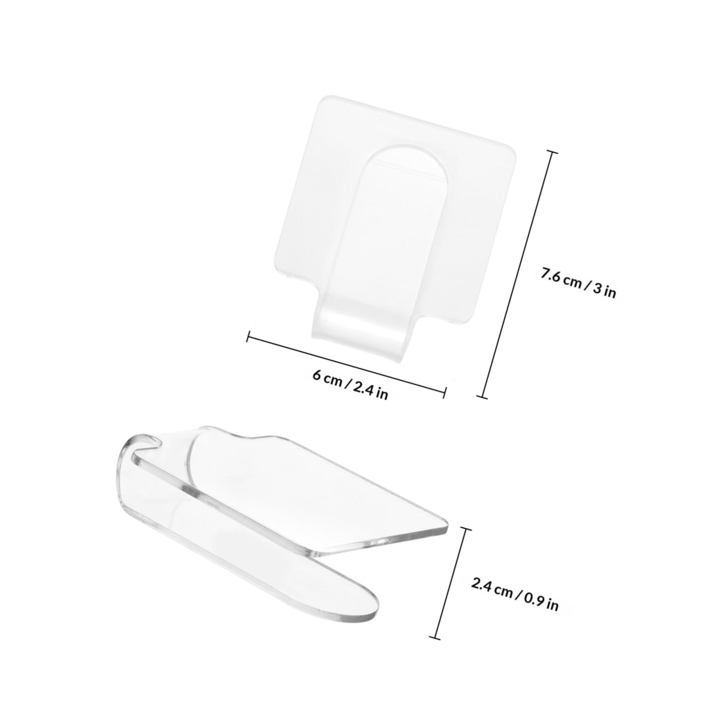 Minkissy 3pcs Makeup Hand Palette Acrylic Nail Art Manicure Palette Makeup Palette Spatula for Home Salon Professional