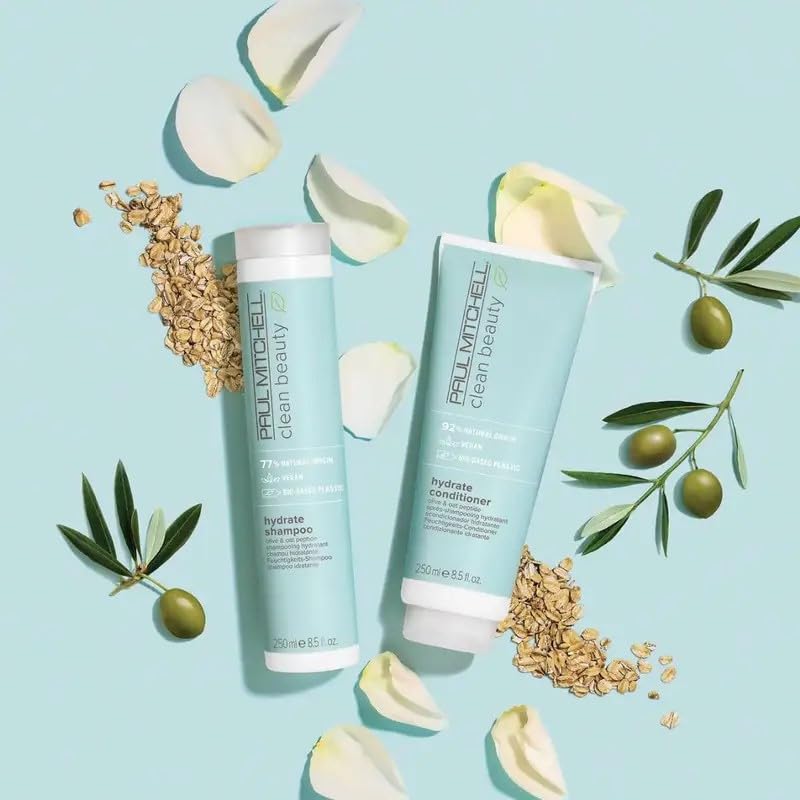 Paul Mitchell Clean Beauty Hydrate Conditioner - Nourishing Formula for Dry Hair | Improves Manageability