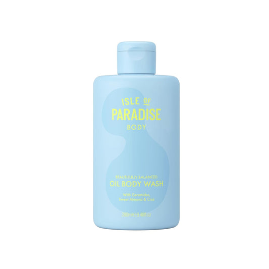 Balanced Oil Cleanser | Isle of Paradise for Soft, Smooth Skin - Ceramides, Panthenol & Cica - 11.15 fl. oz