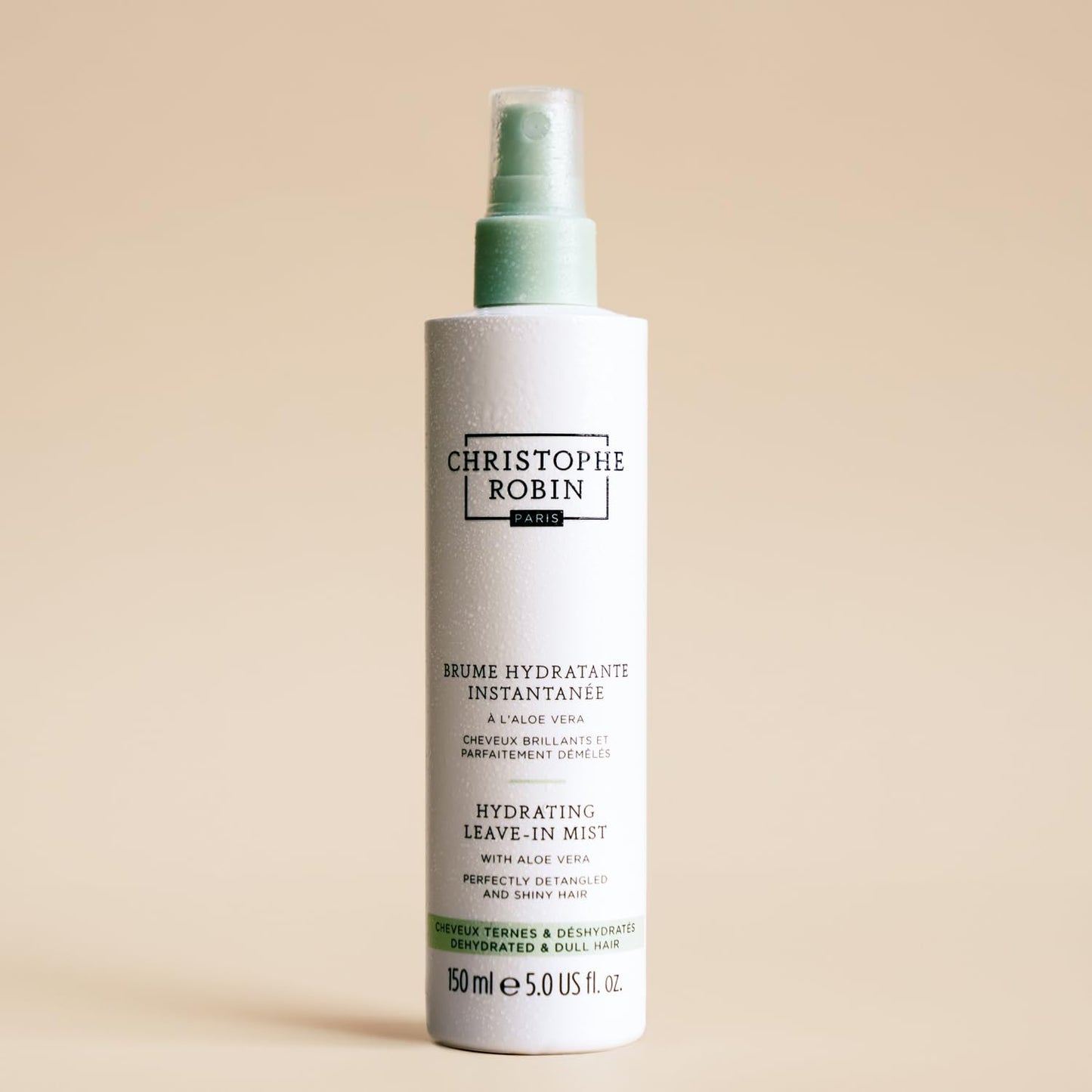 Christophe Robin Hydrating Leave-In Mist With Aloe Vera for Scalp and Hair - Detangles and Conditions 5 fl. oz