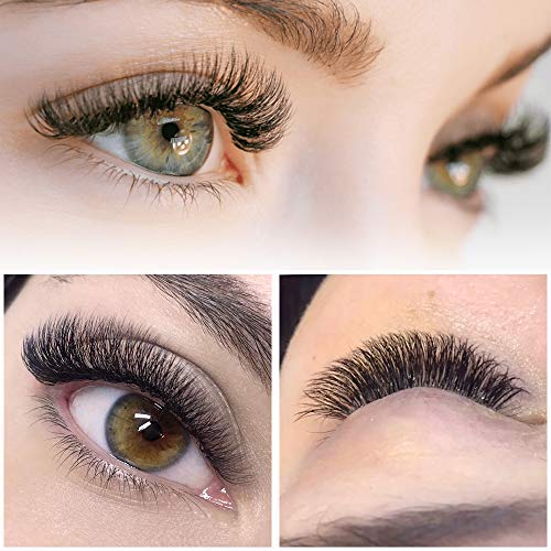 3D Volume Eyelash Extensions - Premade Fans | C & D Curl Mix, 0.07mm Thickness, 9-16mm Length