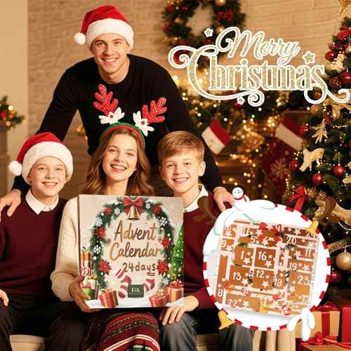 Makeup Advent Calendar 2025,24 Days Christmas Beauty Countdown Calendar Christmas for Women Teen Girl, 2025 Xmas Countdown Calendar Full Makeup Kits Mascara Lipstick Blush Eyeline Brush